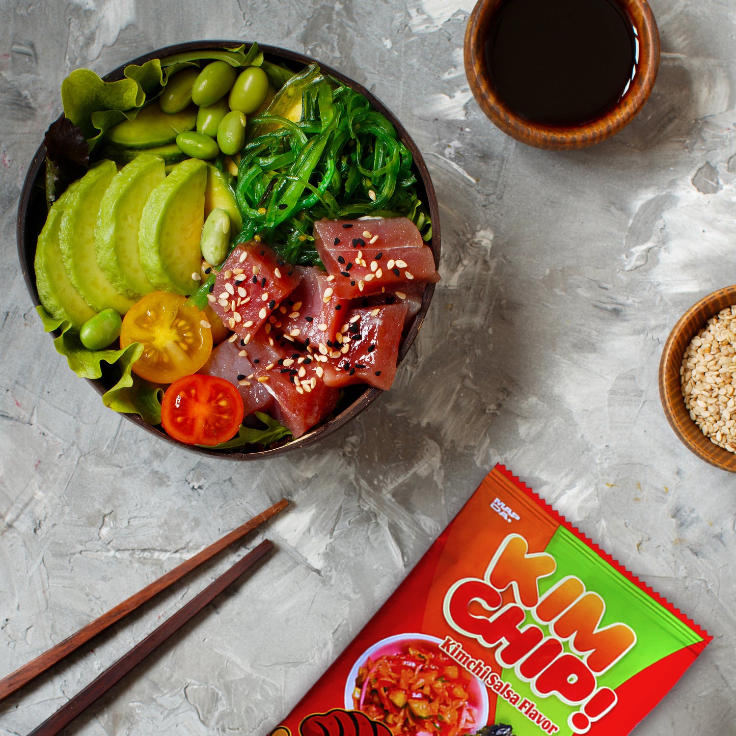 KIMCHIP! - Spicy Seaweed Snacks (10 packs)