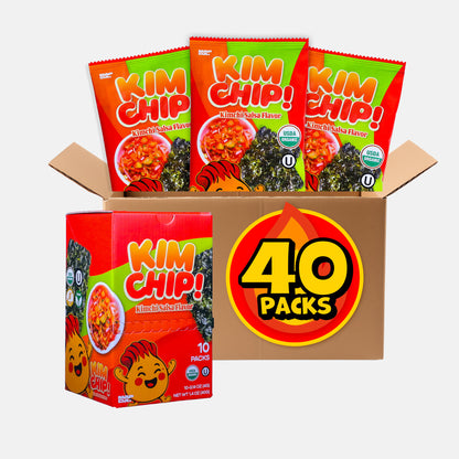 KIMCHIP! - Spicy Seaweed Snacks (40 packs)